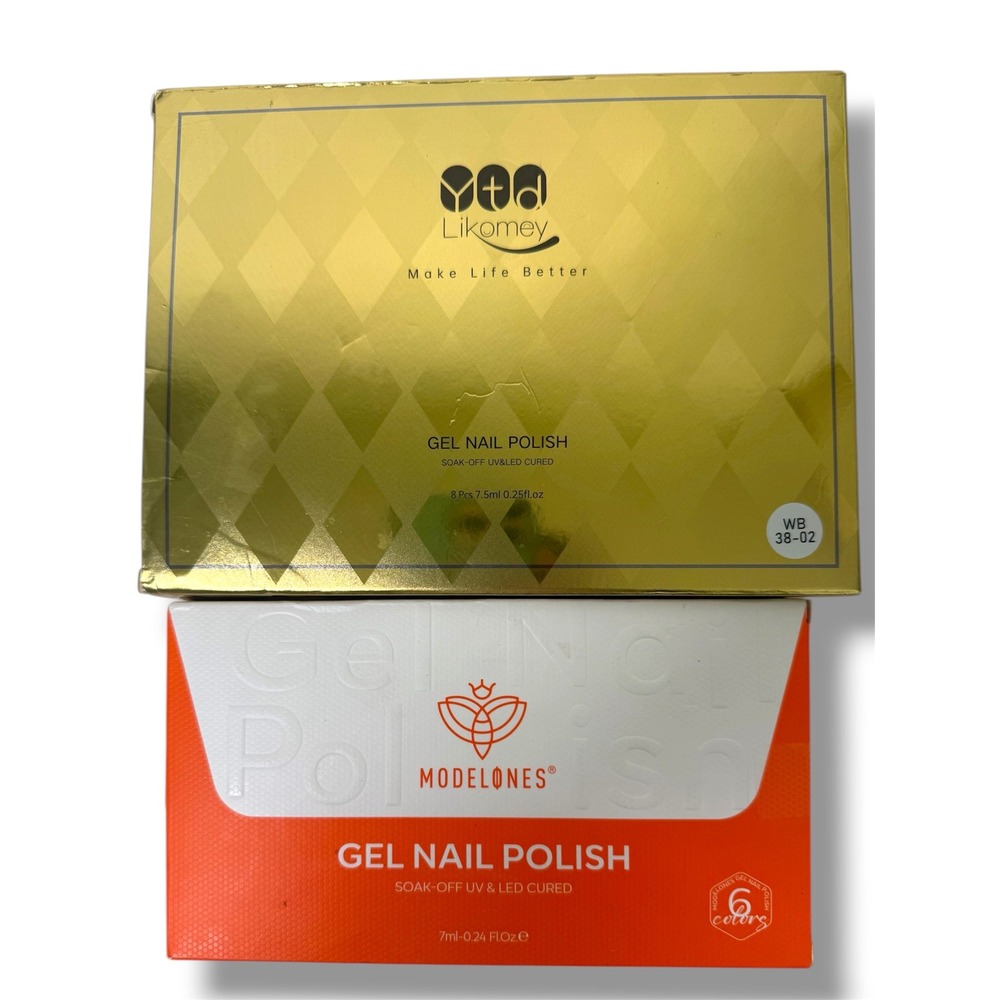 Likomey YTD Modelones Gel Nail Polish Set Bundle 14 pc Soak Off UV‎ LED New